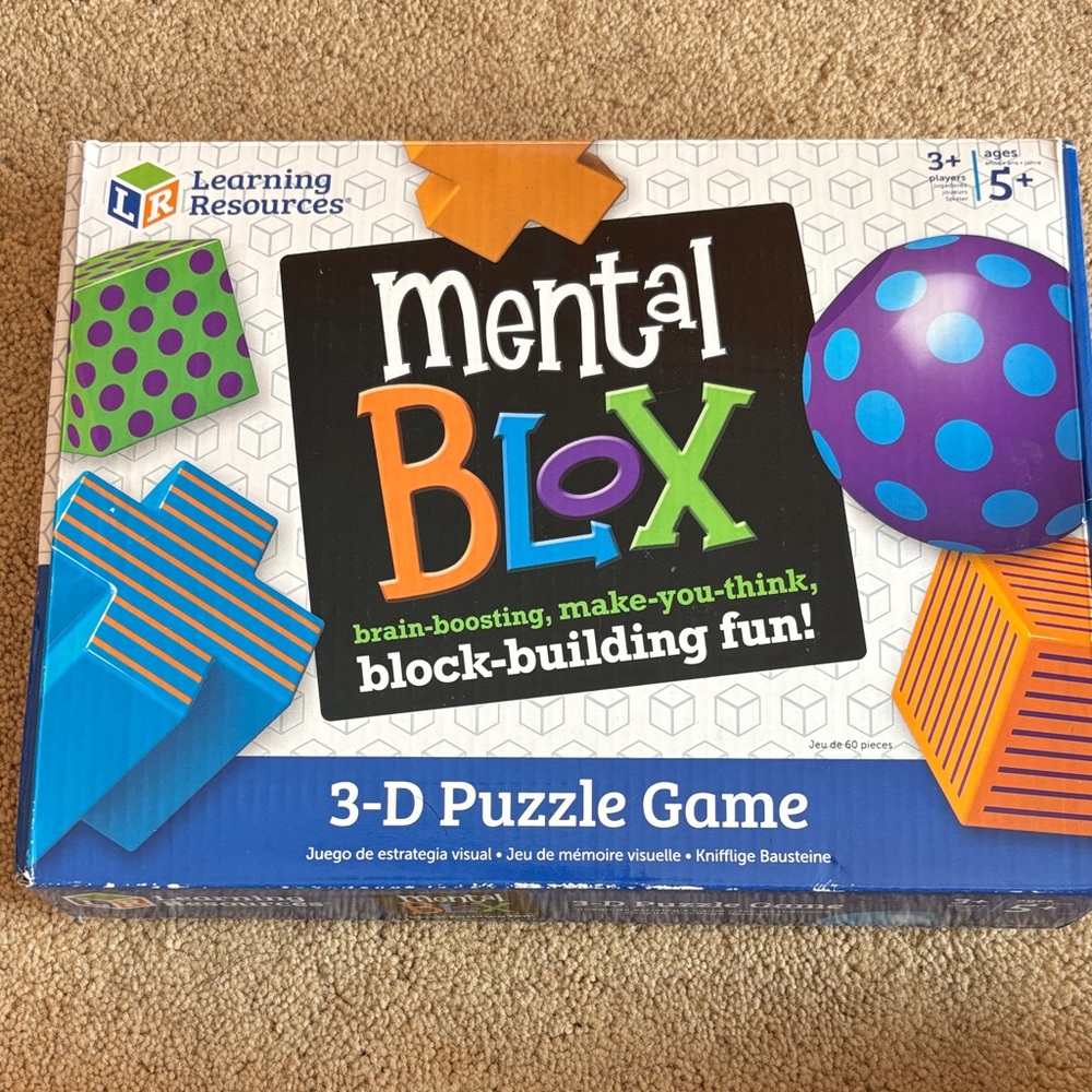 Learning Resources Mental Blox 3-D Puzzle Game - critical thinking skills